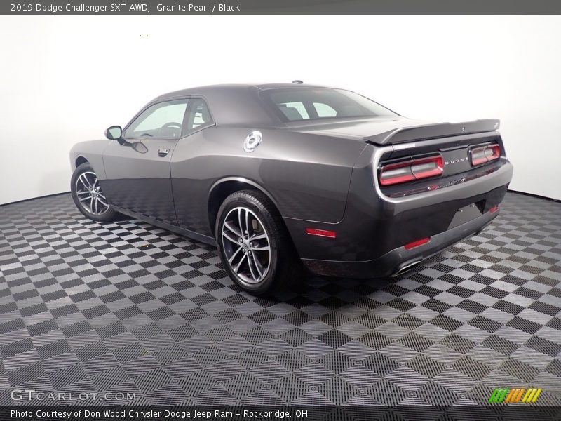 Granite Pearl / Black 2019 Dodge Challenger SXT AWD