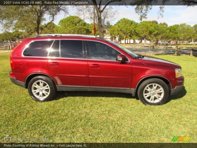Ruby Red Metallic / Sandstone 2007 Volvo XC90 V8 AWD