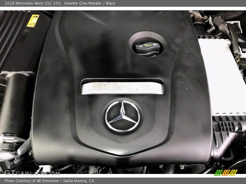 Selenite Grey Metallic / Black 2018 Mercedes-Benz GLC 300