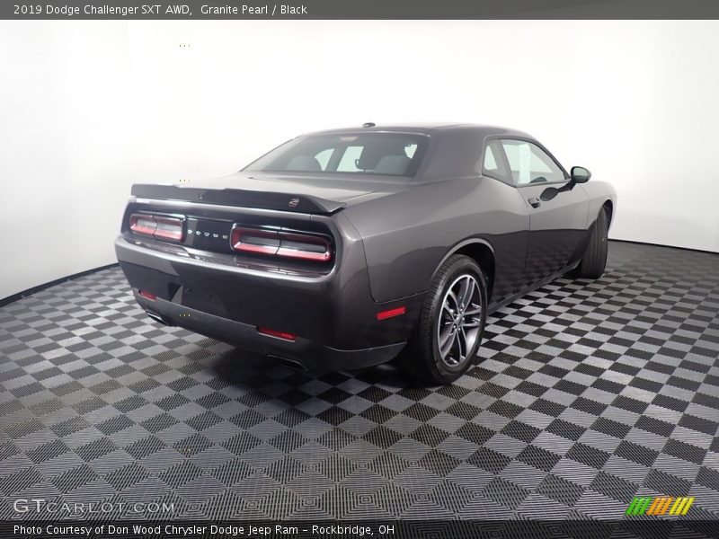 Granite Pearl / Black 2019 Dodge Challenger SXT AWD