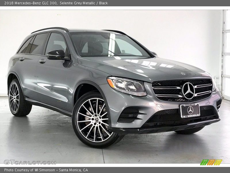 Selenite Grey Metallic / Black 2018 Mercedes-Benz GLC 300