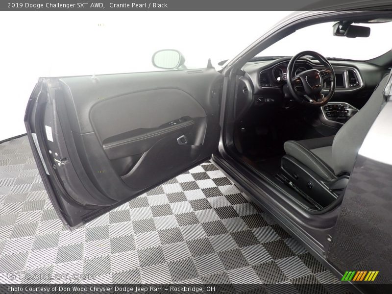 Granite Pearl / Black 2019 Dodge Challenger SXT AWD