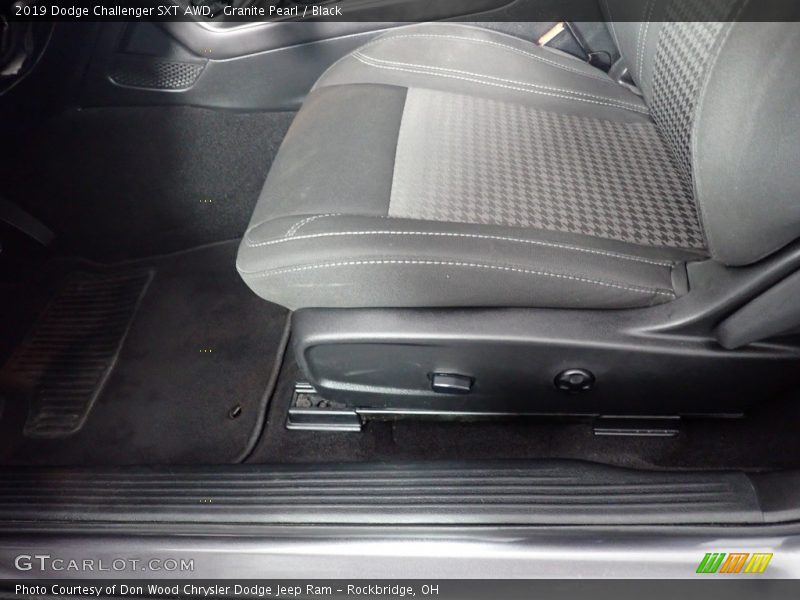 Granite Pearl / Black 2019 Dodge Challenger SXT AWD