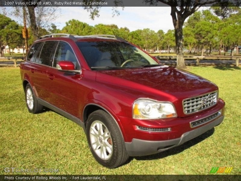 Ruby Red Metallic / Sandstone 2007 Volvo XC90 V8 AWD