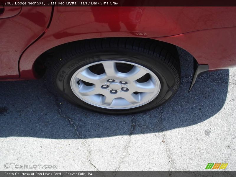 Blaze Red Crystal Pearl / Dark Slate Gray 2003 Dodge Neon SXT