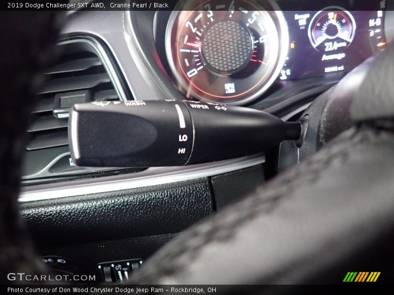 Granite Pearl / Black 2019 Dodge Challenger SXT AWD