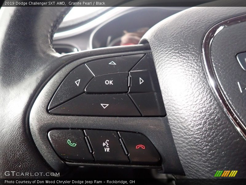 Granite Pearl / Black 2019 Dodge Challenger SXT AWD