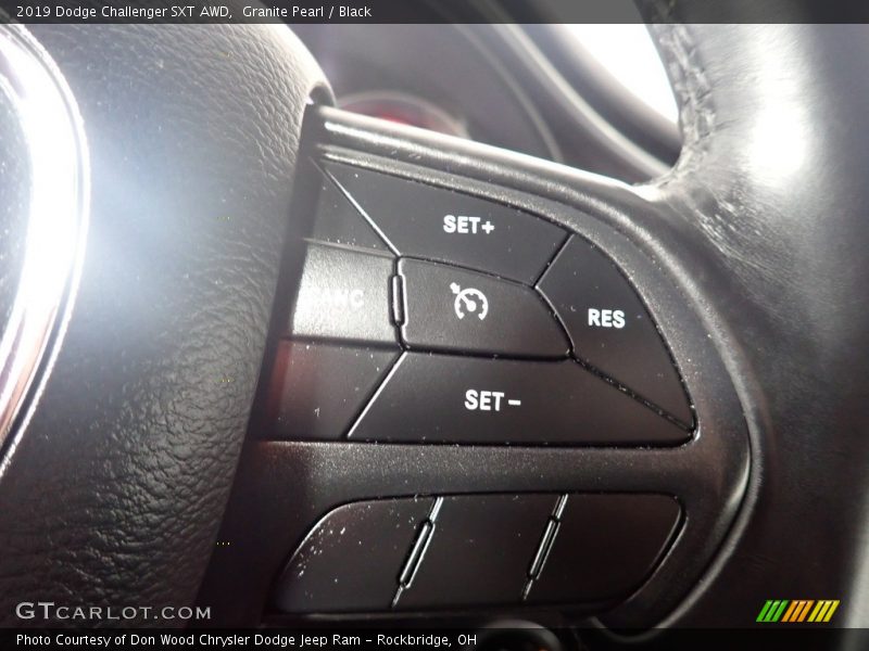 Granite Pearl / Black 2019 Dodge Challenger SXT AWD