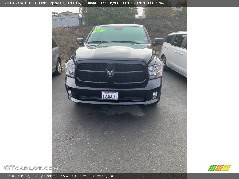 Brilliant Black Crystal Pearl / Black/Diesel Gray 2019 Ram 1500 Classic Express Quad Cab