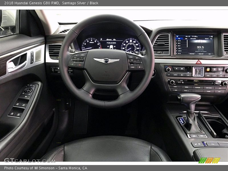 Santiago Silver / Black 2018 Hyundai Genesis G80 RWD