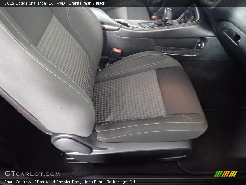 Granite Pearl / Black 2019 Dodge Challenger SXT AWD