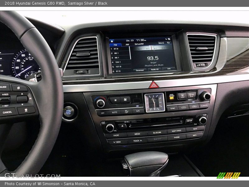 Santiago Silver / Black 2018 Hyundai Genesis G80 RWD