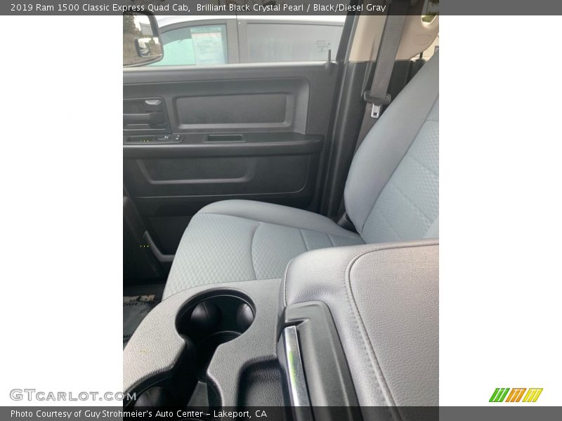 Brilliant Black Crystal Pearl / Black/Diesel Gray 2019 Ram 1500 Classic Express Quad Cab