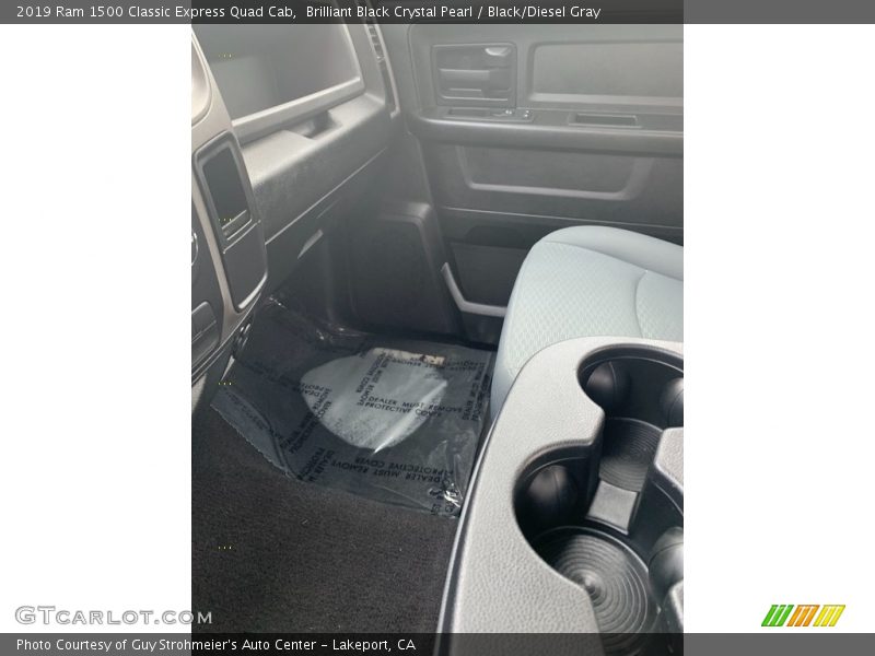 Brilliant Black Crystal Pearl / Black/Diesel Gray 2019 Ram 1500 Classic Express Quad Cab