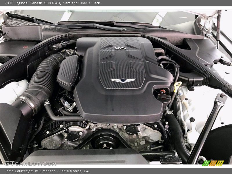  2018 Genesis G80 RWD Engine - 3.8 Liter GDI DOHC 24-Valve D-CVVT V6
