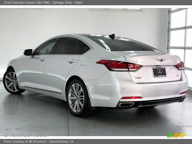 Santiago Silver / Black 2018 Hyundai Genesis G80 RWD