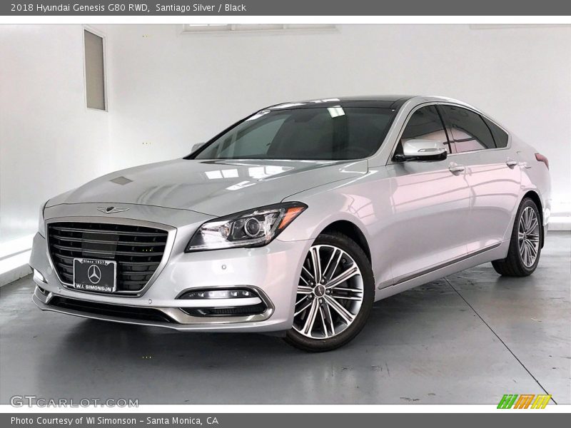 Front 3/4 View of 2018 Genesis G80 RWD