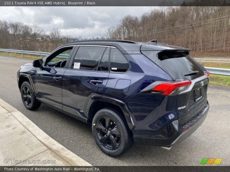 Blueprint / Black 2021 Toyota RAV4 XSE AWD Hybrid