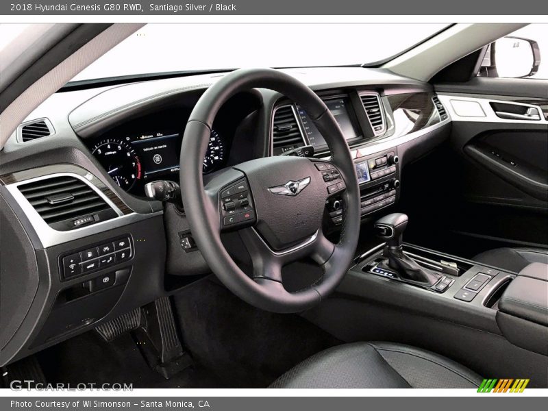 Santiago Silver / Black 2018 Hyundai Genesis G80 RWD