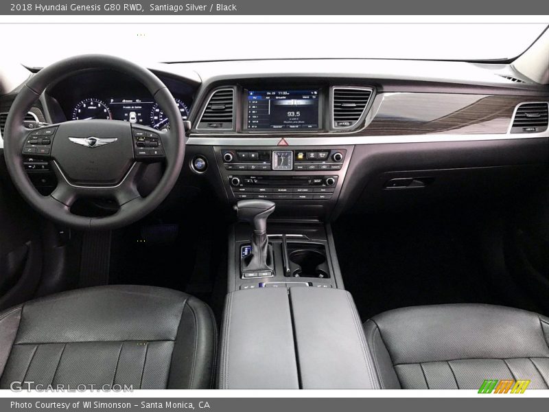 Santiago Silver / Black 2018 Hyundai Genesis G80 RWD
