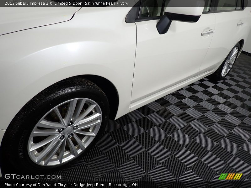 Satin White Pearl / Ivory 2013 Subaru Impreza 2.0i Limited 5 Door