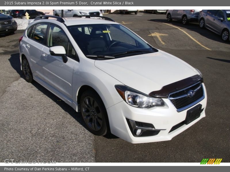 Crystal White Silica / Black 2015 Subaru Impreza 2.0i Sport Premium 5 Door