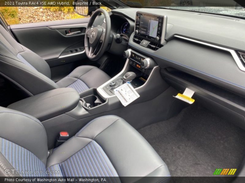  2021 RAV4 XSE AWD Hybrid Black Interior