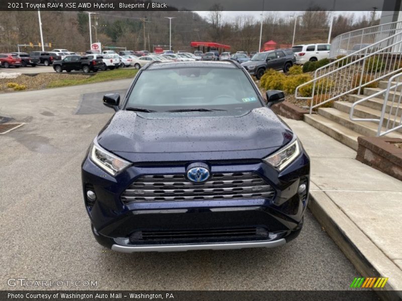 Blueprint / Black 2021 Toyota RAV4 XSE AWD Hybrid
