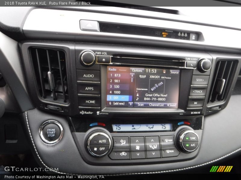 Ruby Flare Pearl / Black 2018 Toyota RAV4 XLE