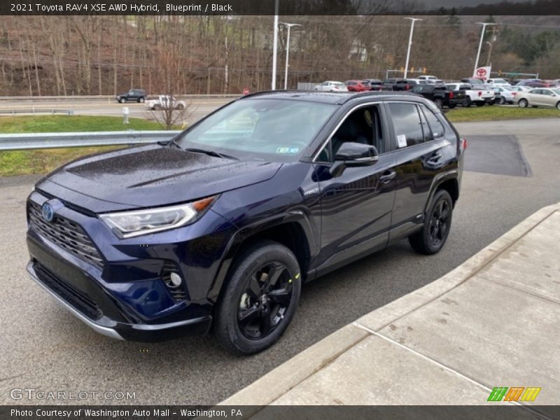 Front 3/4 View of 2021 RAV4 XSE AWD Hybrid