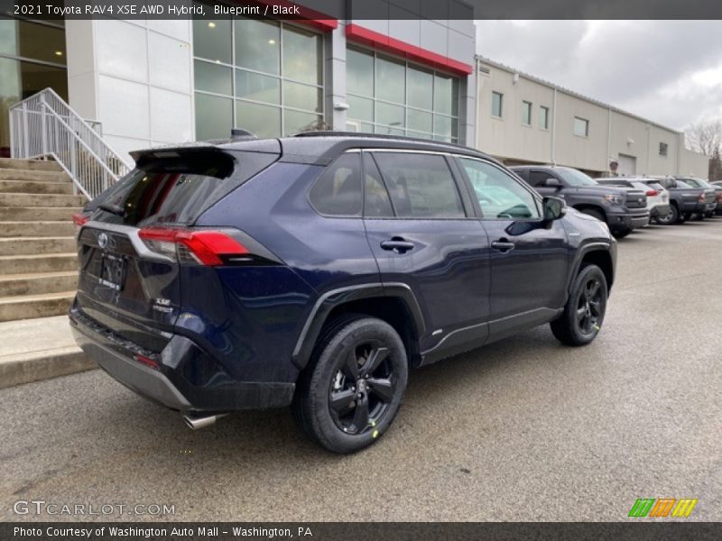 Blueprint / Black 2021 Toyota RAV4 XSE AWD Hybrid