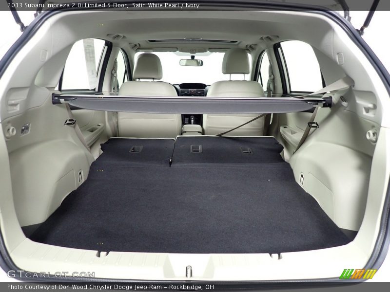  2013 Impreza 2.0i Limited 5 Door Trunk