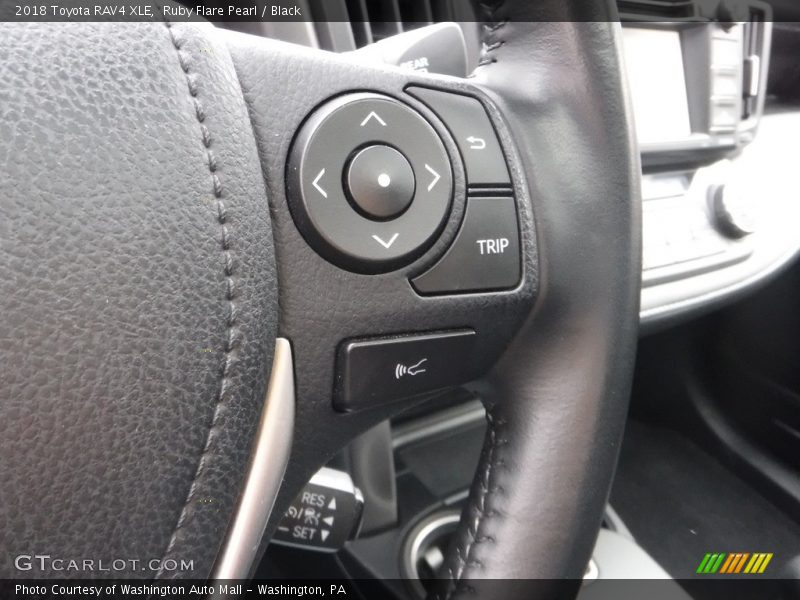 Ruby Flare Pearl / Black 2018 Toyota RAV4 XLE