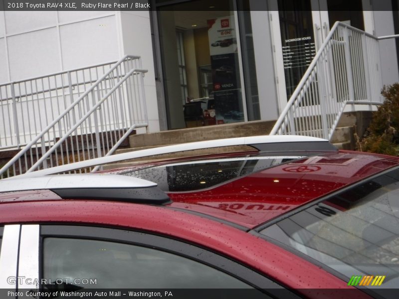 Ruby Flare Pearl / Black 2018 Toyota RAV4 XLE