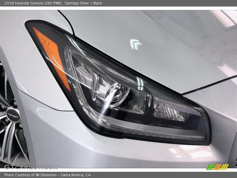 Santiago Silver / Black 2018 Hyundai Genesis G80 RWD