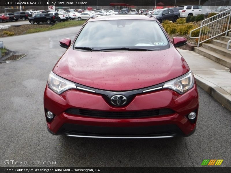 Ruby Flare Pearl / Black 2018 Toyota RAV4 XLE