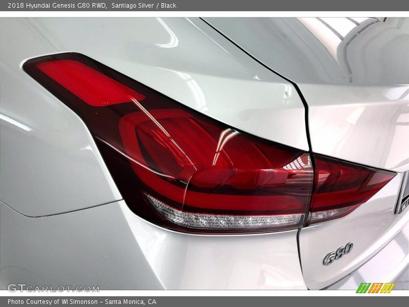 Santiago Silver / Black 2018 Hyundai Genesis G80 RWD