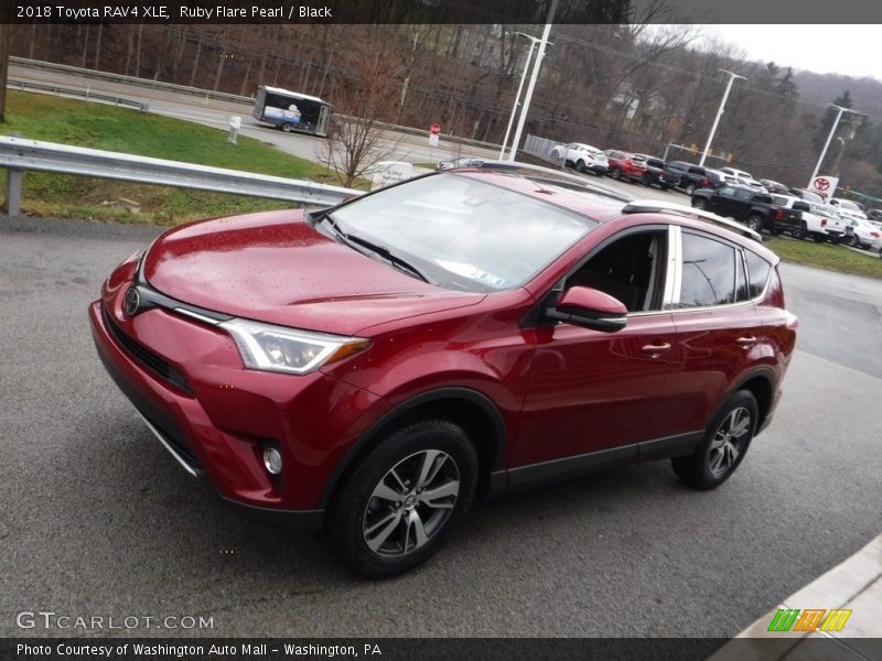 Ruby Flare Pearl / Black 2018 Toyota RAV4 XLE