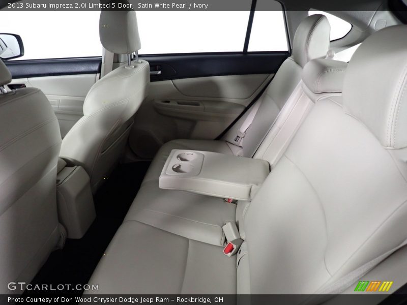 Rear Seat of 2013 Impreza 2.0i Limited 5 Door