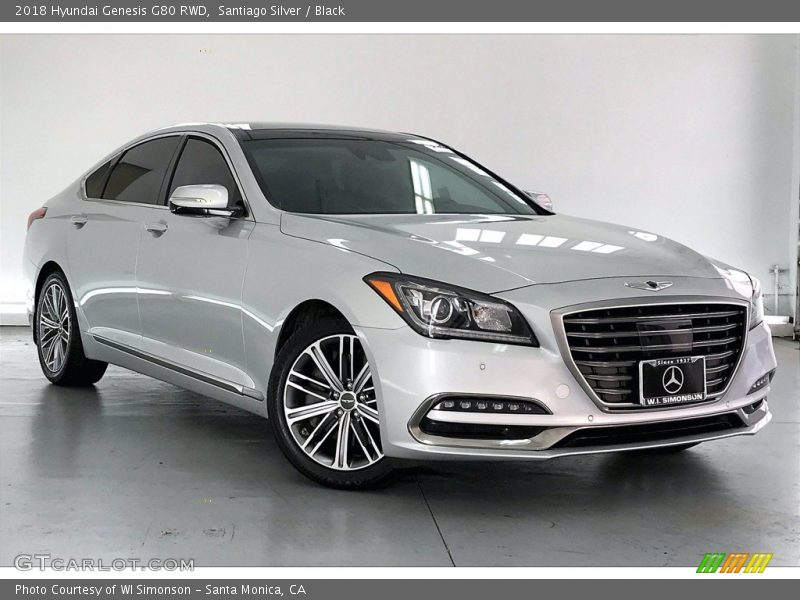  2018 Genesis G80 RWD Santiago Silver