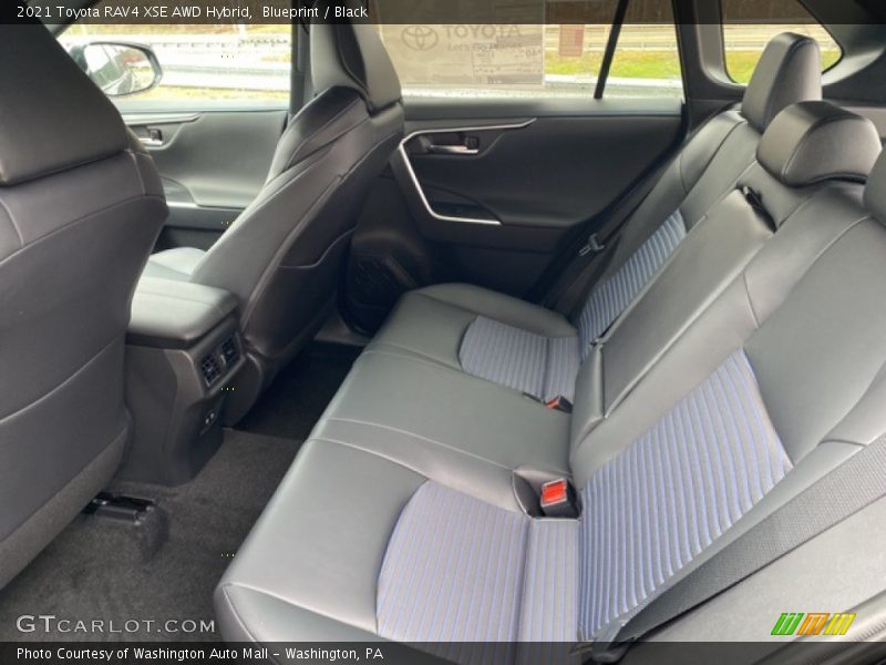 Rear Seat of 2021 RAV4 XSE AWD Hybrid