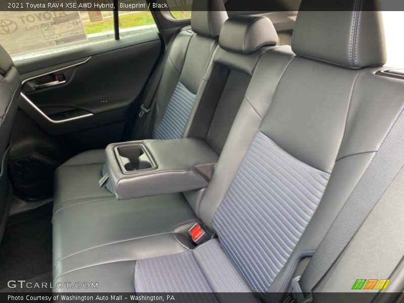 Rear Seat of 2021 RAV4 XSE AWD Hybrid