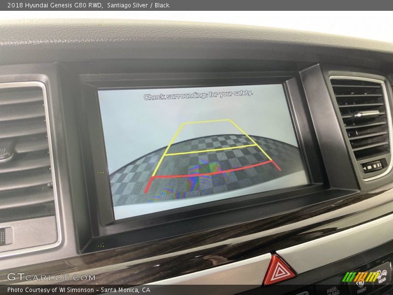 Santiago Silver / Black 2018 Hyundai Genesis G80 RWD