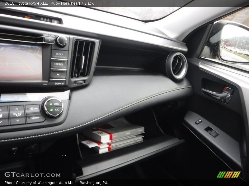 Ruby Flare Pearl / Black 2018 Toyota RAV4 XLE