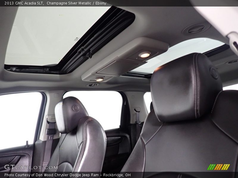 Champagne Silver Metallic / Ebony 2013 GMC Acadia SLT