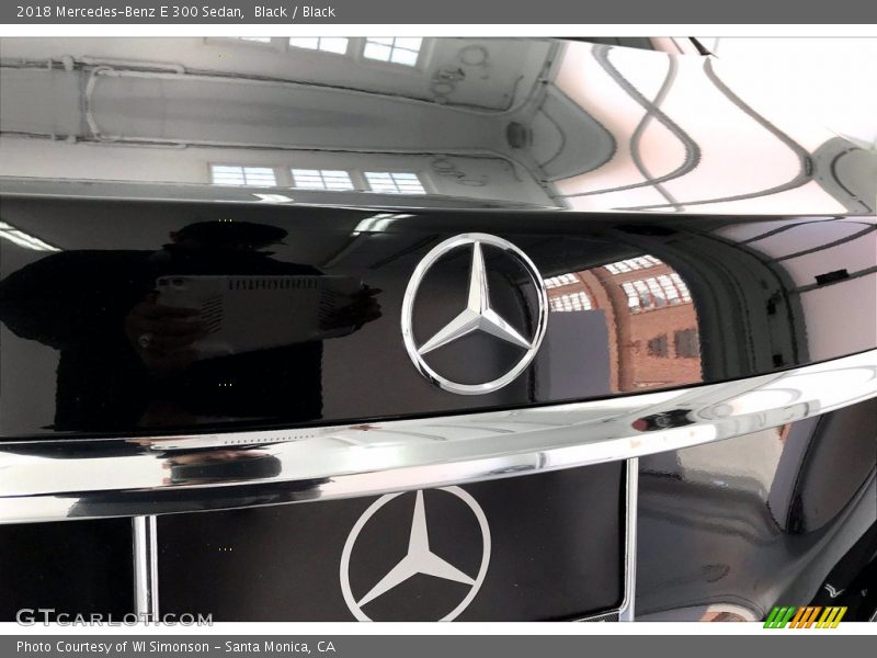 Black / Black 2018 Mercedes-Benz E 300 Sedan