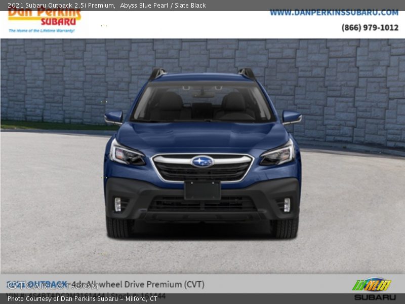 Abyss Blue Pearl / Slate Black 2021 Subaru Outback 2.5i Premium