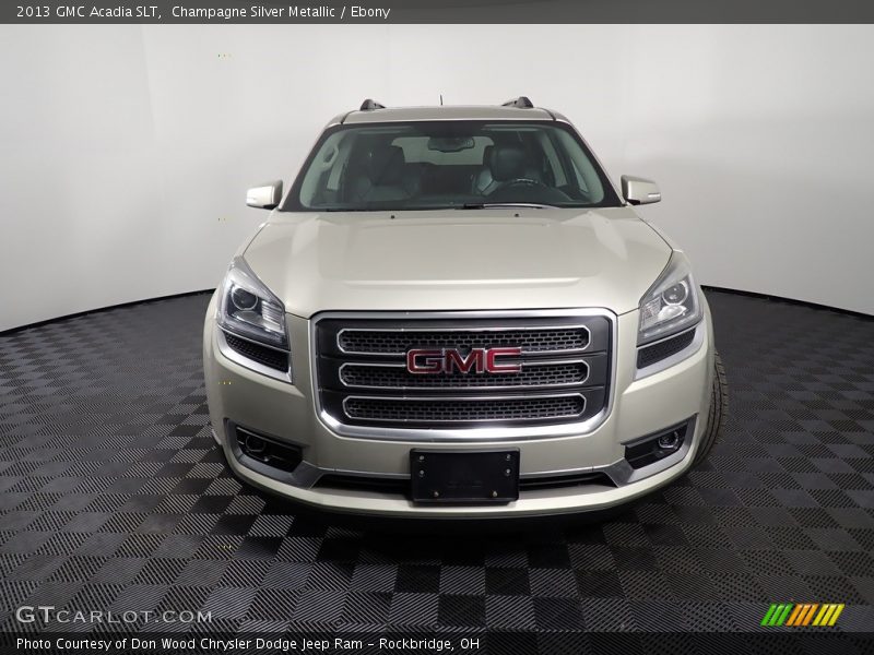 Champagne Silver Metallic / Ebony 2013 GMC Acadia SLT