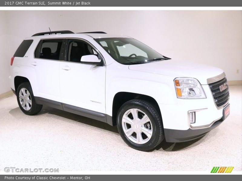 Summit White / Jet Black 2017 GMC Terrain SLE