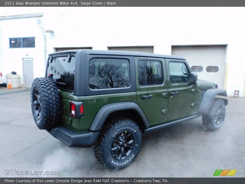 Sarge Green / Black 2021 Jeep Wrangler Unlimited Willys 4x4